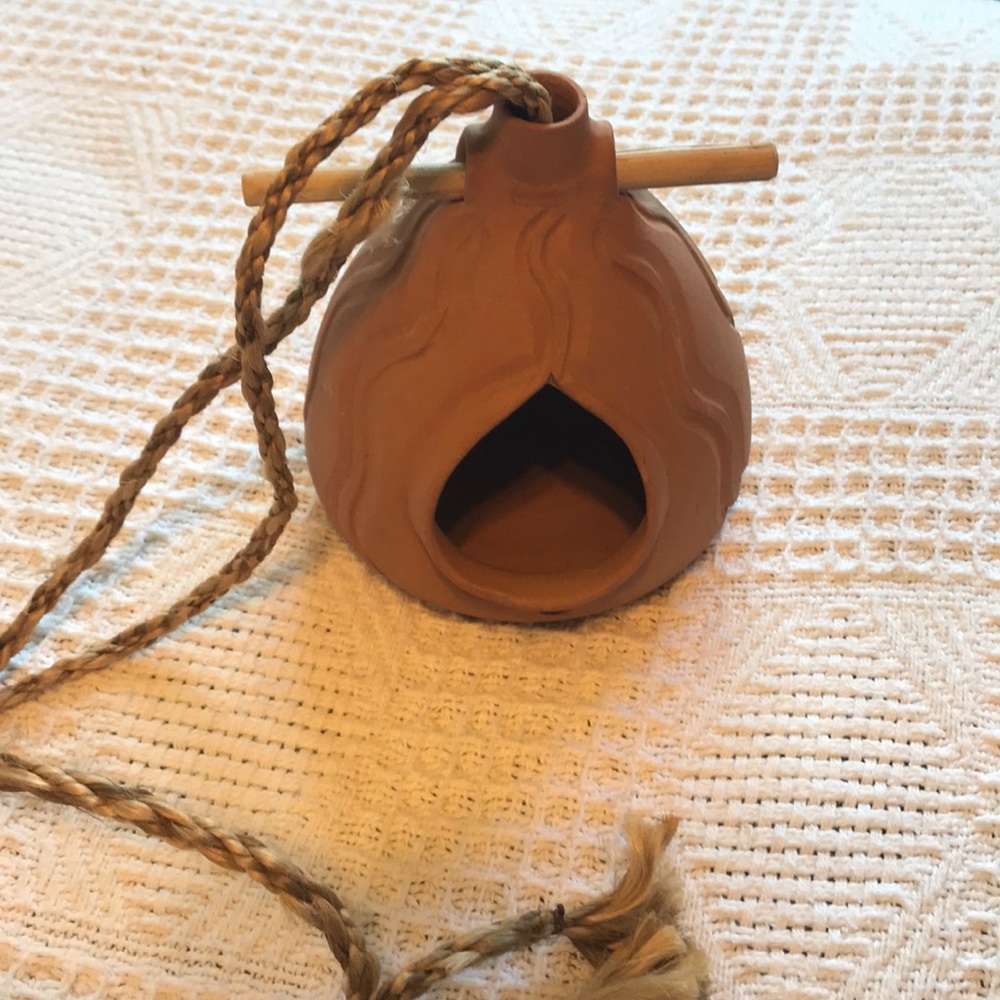 🚨SOLD🚨Handmade! Terra Cotta Hanging Planter